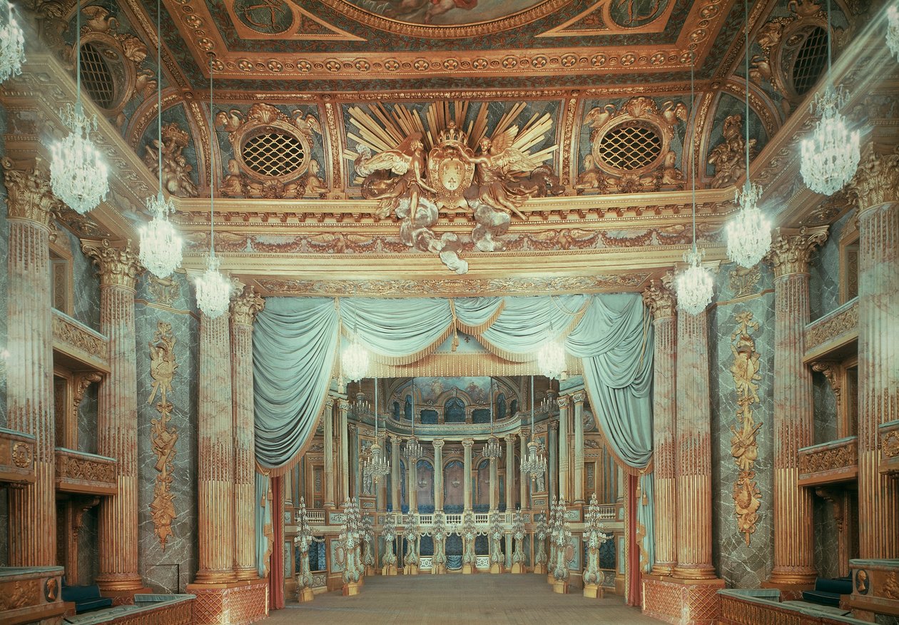 Királyi Opera Színház, Versailles-i palota, Franciaország alkotó: Blaise Nicolas Le Sueur