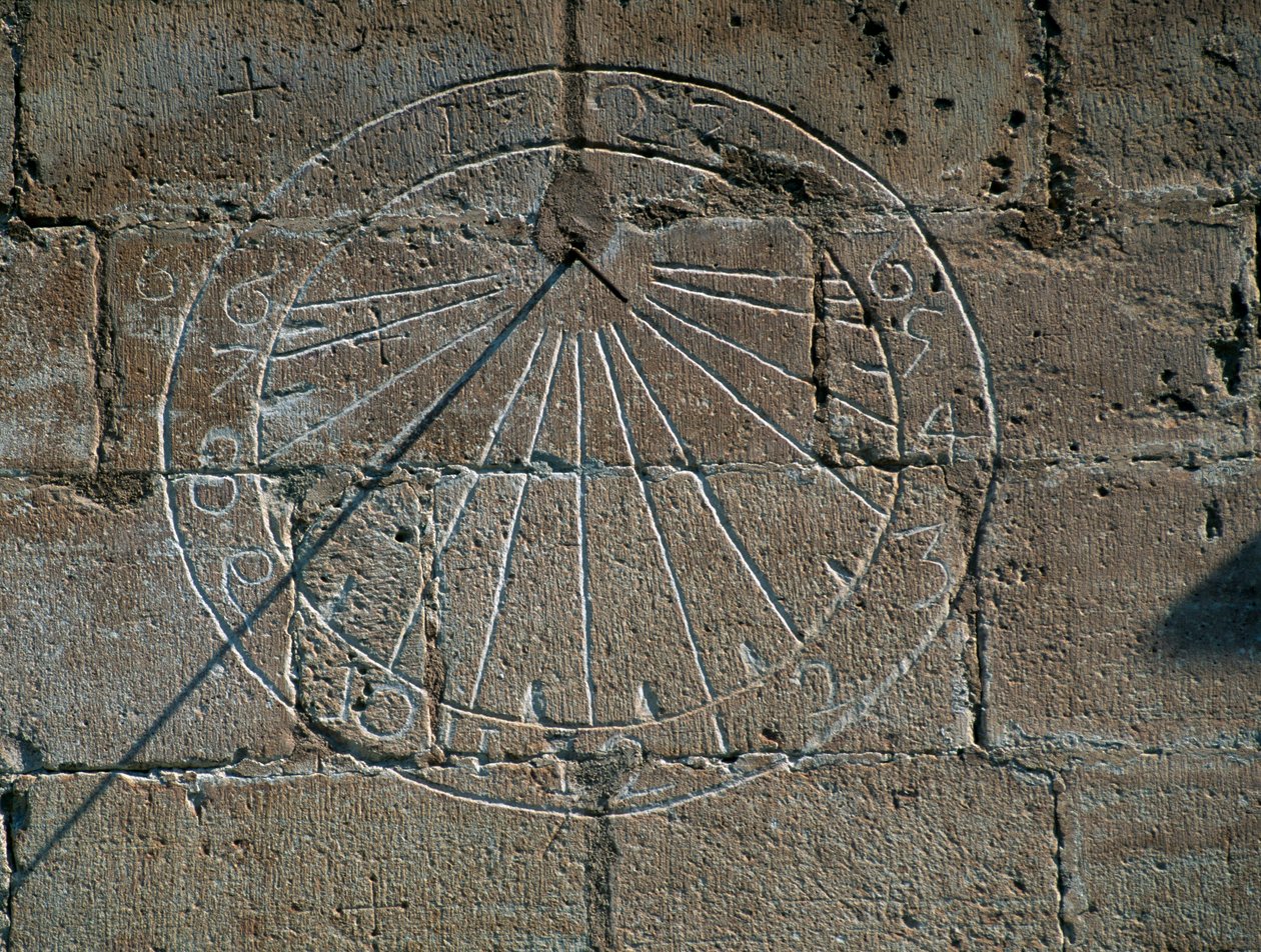 Napóra, részlet a Santa Maria la Major templomból, Montblanc, Katalónia. Részlet. Spanyolország alkotó: Blaise Nicolas Le Sueur