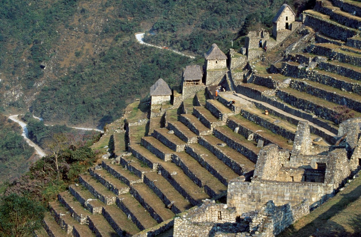 Teraszok, Machu Picchu (az Unesco világörökségi listája alkotó: Blaise Nicolas Le Sueur