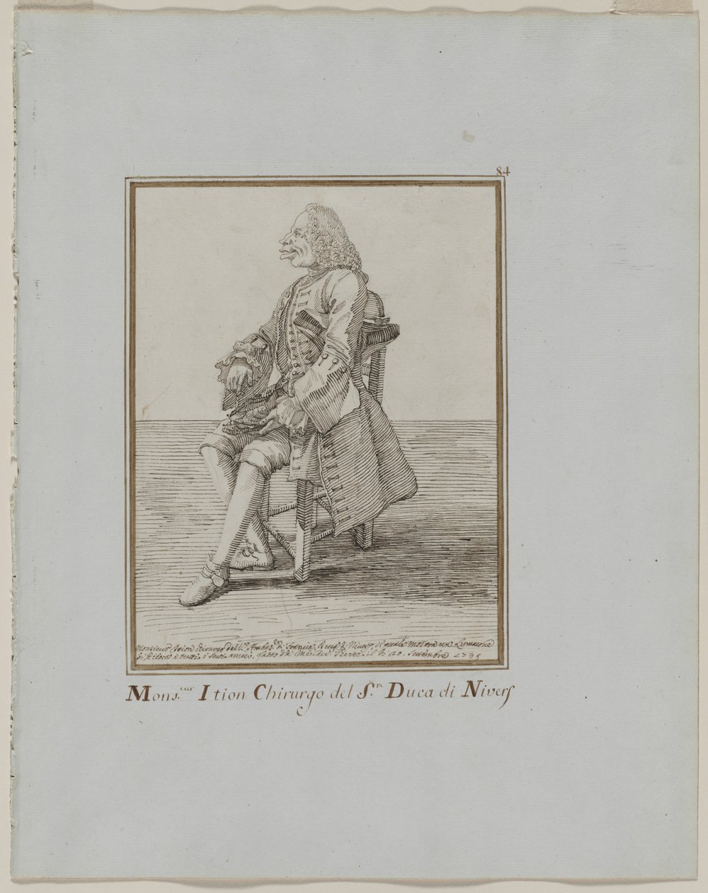 Monsieur Ition, a sre. Nivers hercege alkotó: Pier Leone Ghezzi
