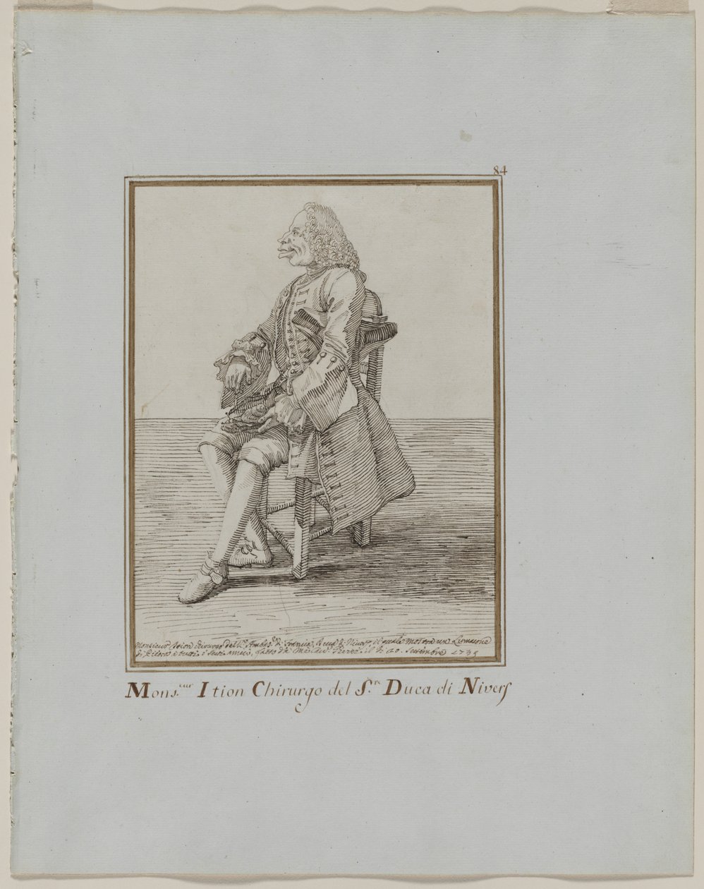 Monsieur Ition, a sre. Nivers hercege, 1749. alkotó: Pier Leone Ghezzi