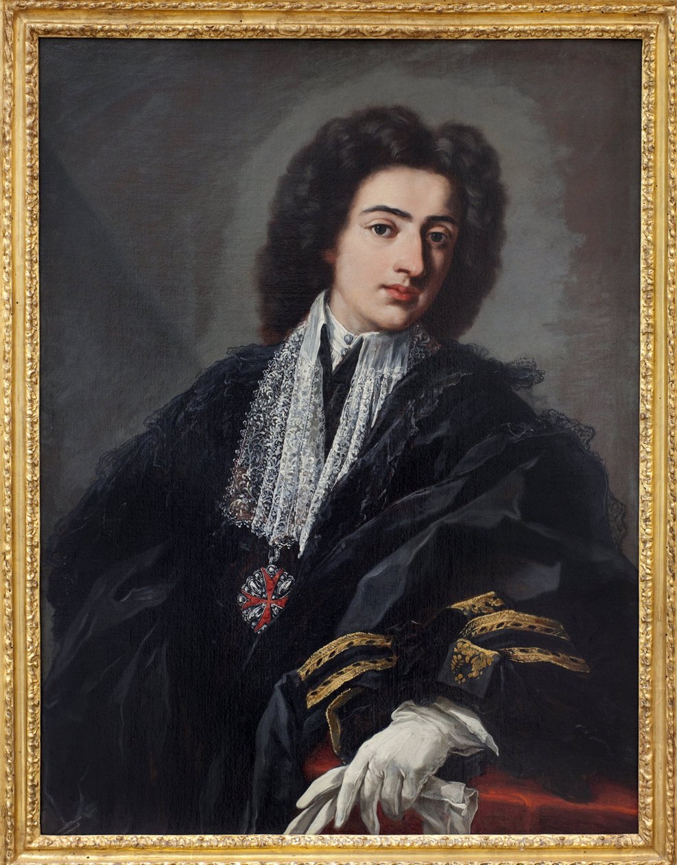 Carlo Albani portréja. Pier Leone Ghezzi (1674-1755) festménye, olaj, vászon, 1708 körül. Itáliai XVIII. Staatsgalerie, Stuttgart (Németország). alkotó: Pier Leone Ghezzi