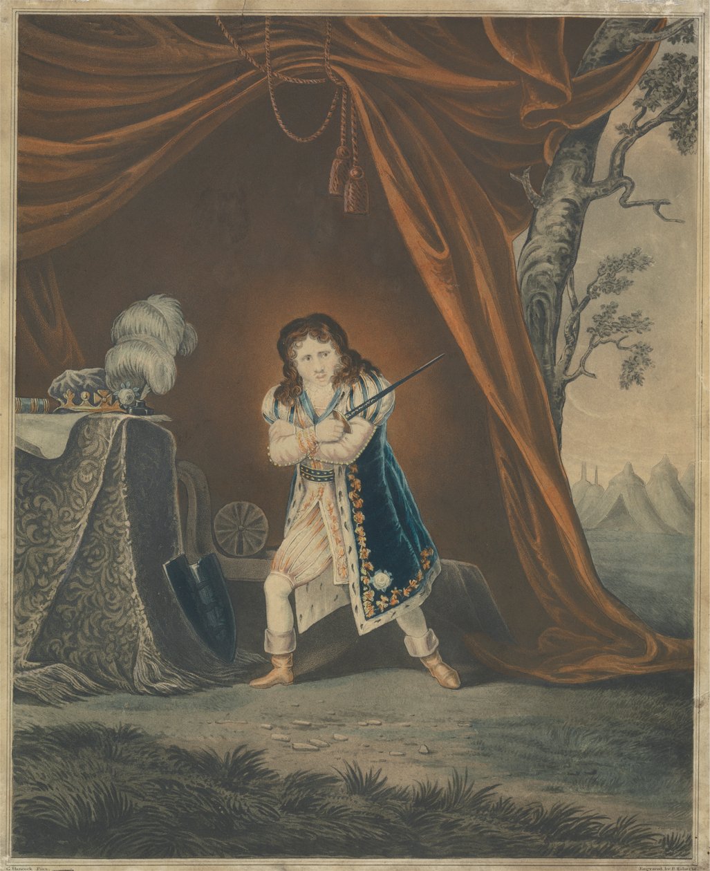 III. Richárd sátrában – „III. Richard”, V. felvonás, III. jelenet alkotó: Piercy Roberts
