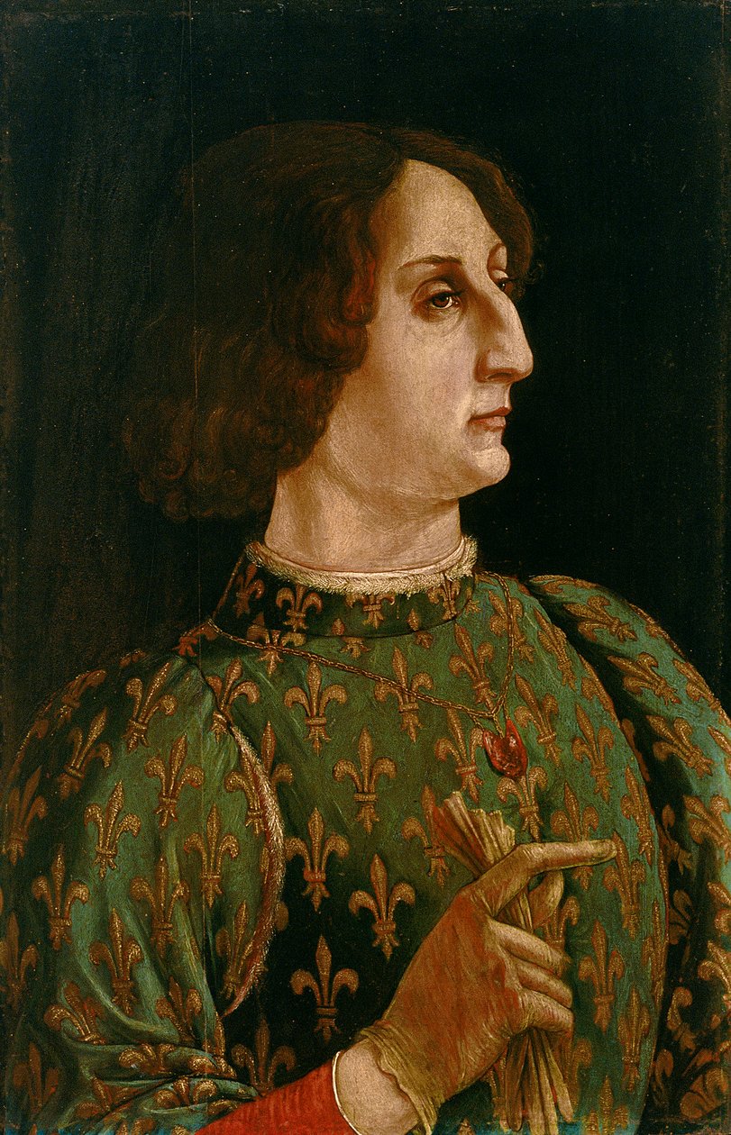 Galeazzo Maria Sforza portréja alkotó: Piero del Pollaiolo