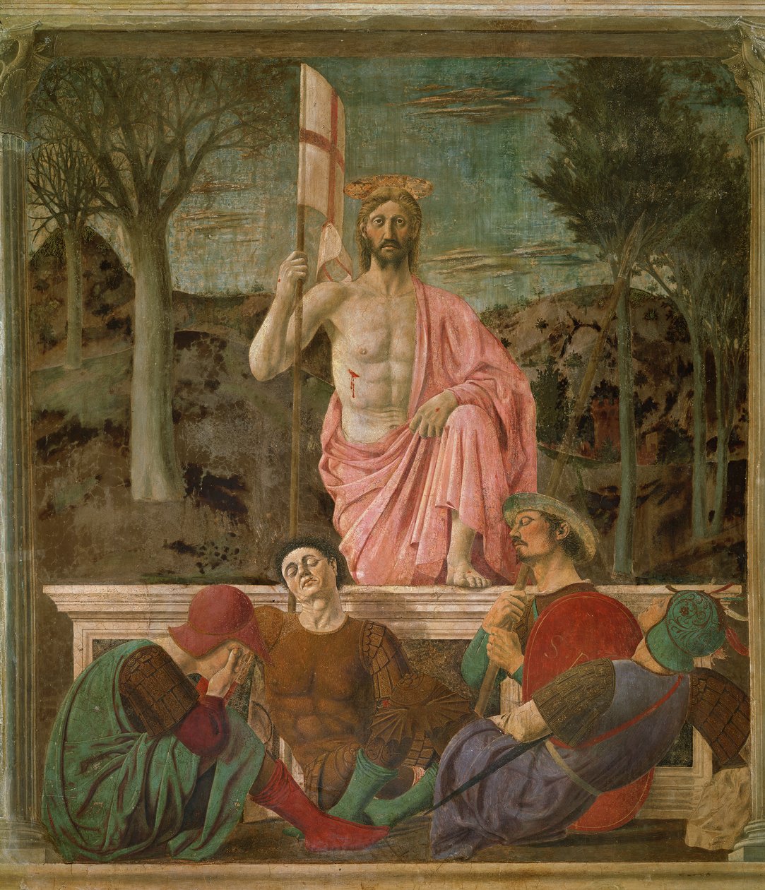 A feltámadás, 1463 körül alkotó: Piero della Francesca