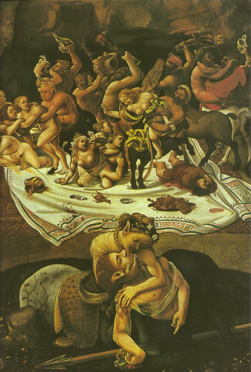 Lapithok és Kentaurok csatája alkotó: Piero di Cosimo