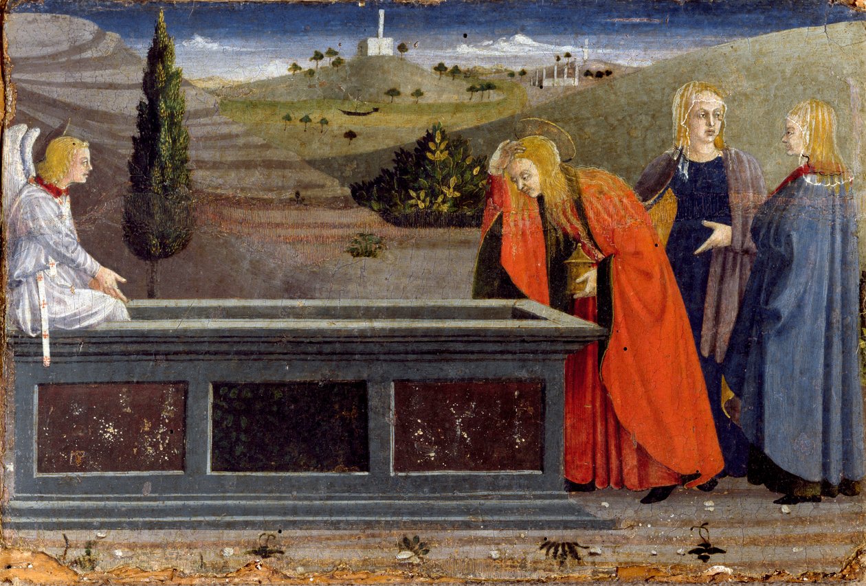 A Misericordia poliptichonja: A három Mária alkotó: Piero della (school of) Francesca