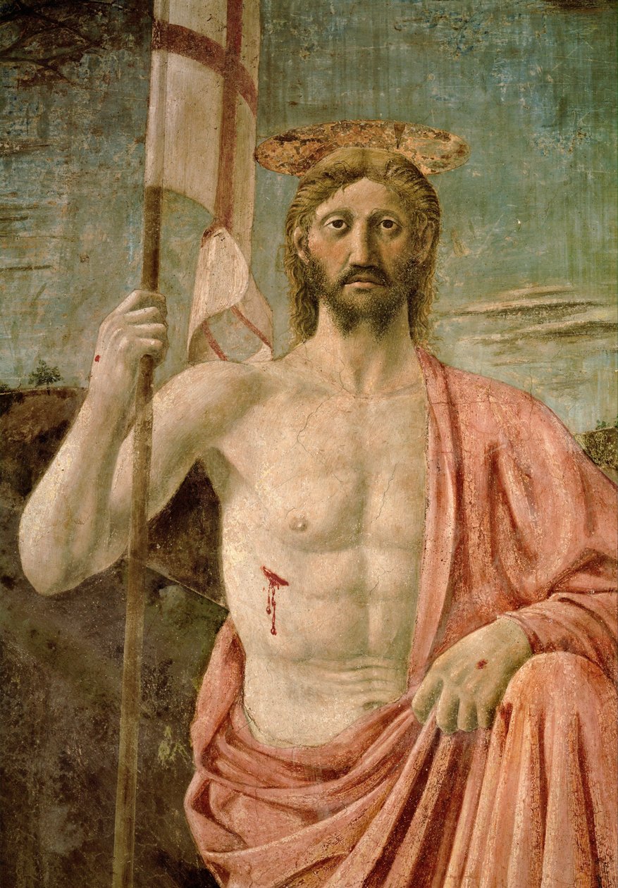 Krisztus feltámadt (falfestmény) alkotó: Piero della Francesca