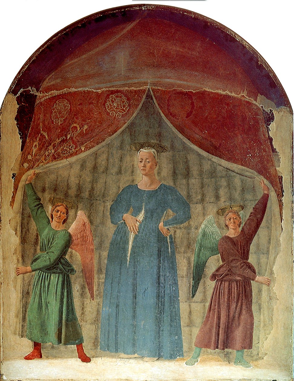 Madonna del Parto, 1460 körül alkotó: Piero della Francesca