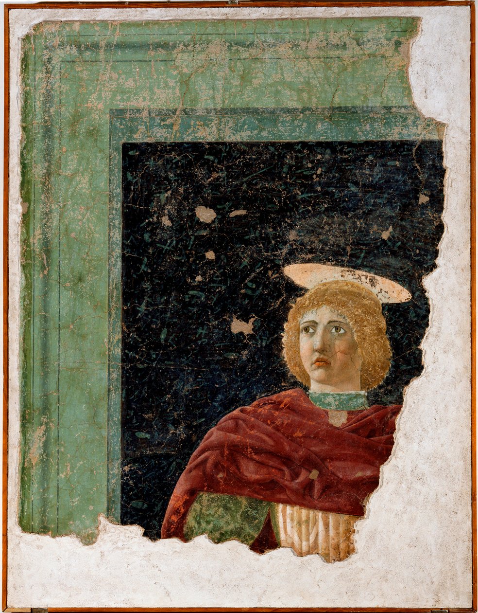 Piero della Francesca Szent Julián freskója alkotó: Piero della Francesca