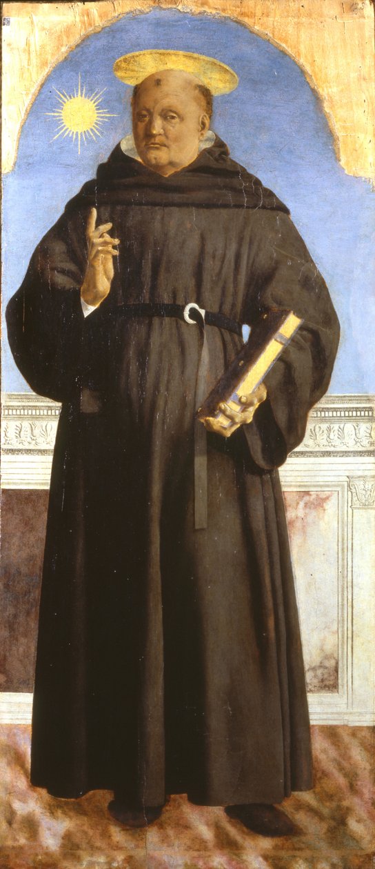 Tolentinói Szent Miklós, 1454-1459 alkotó: Piero della Francesca