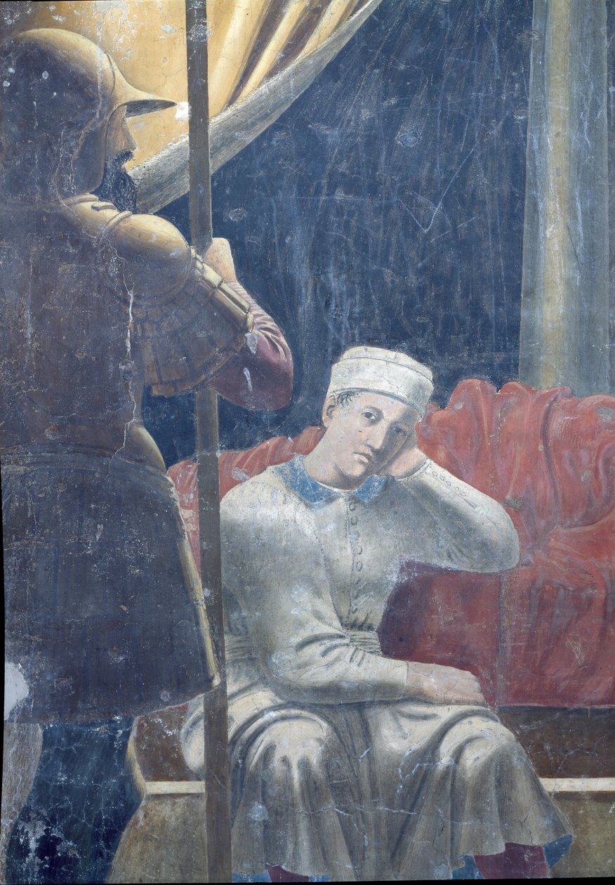 Konstantin álma, elkészült 1464-ben (részlet) alkotó: Piero della Francesca