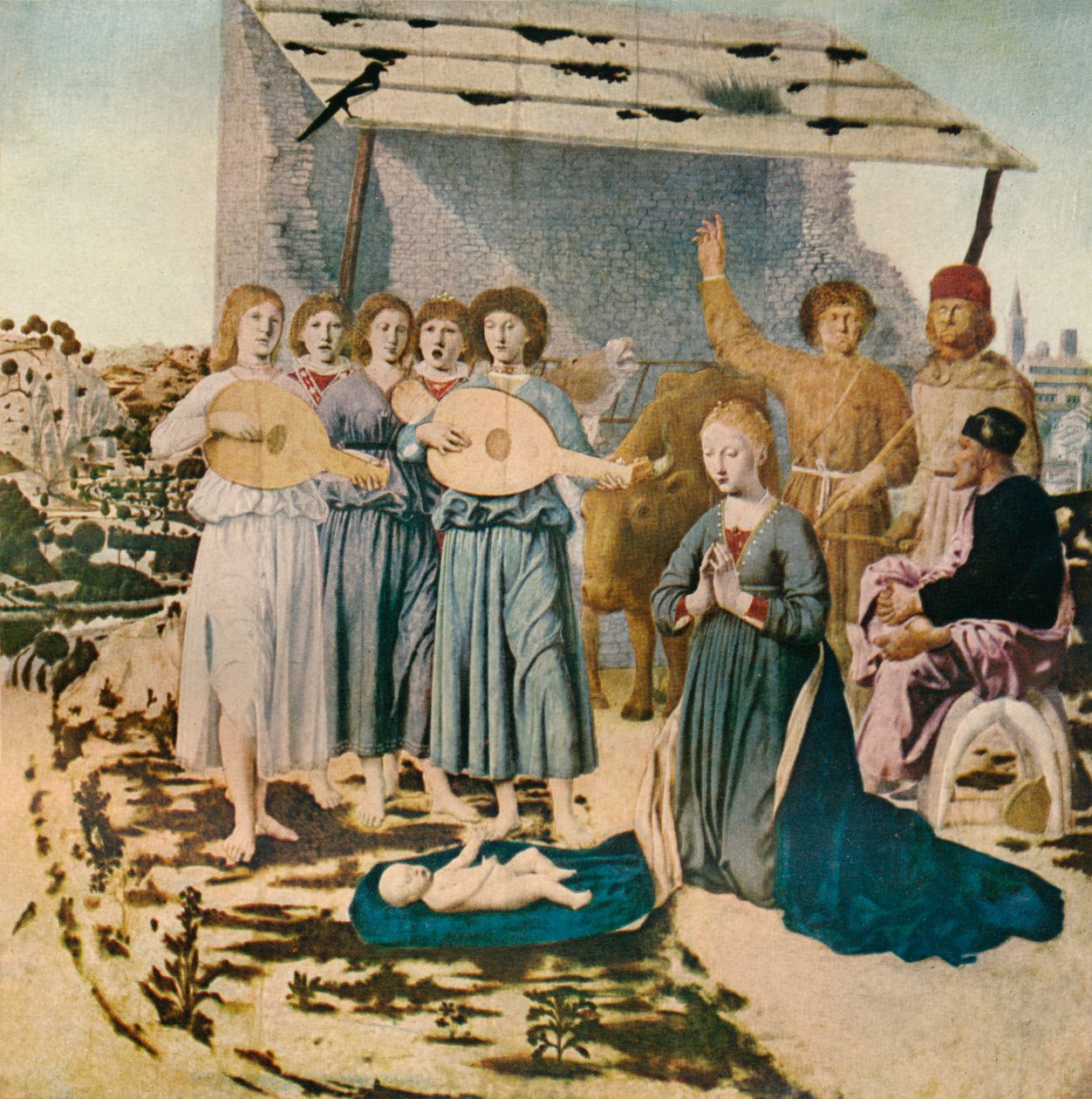 Születés, c1470, 1911 alkotó: Piero della Francesca
