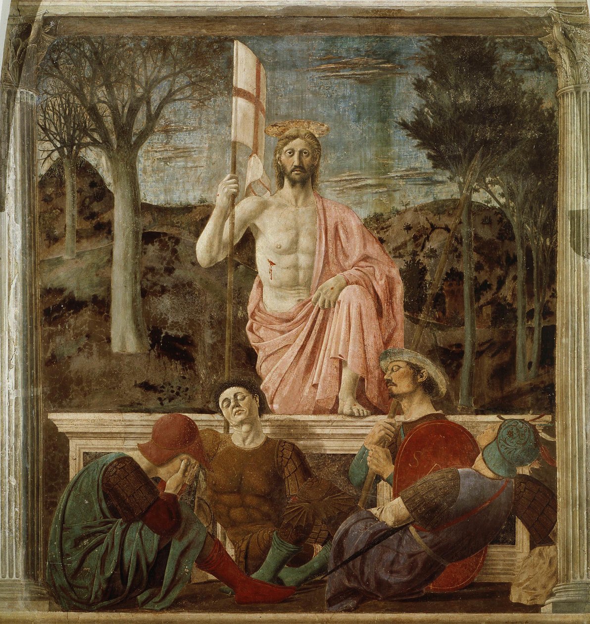 A feltámadás, 1460 körül alkotó: Piero della Francesca