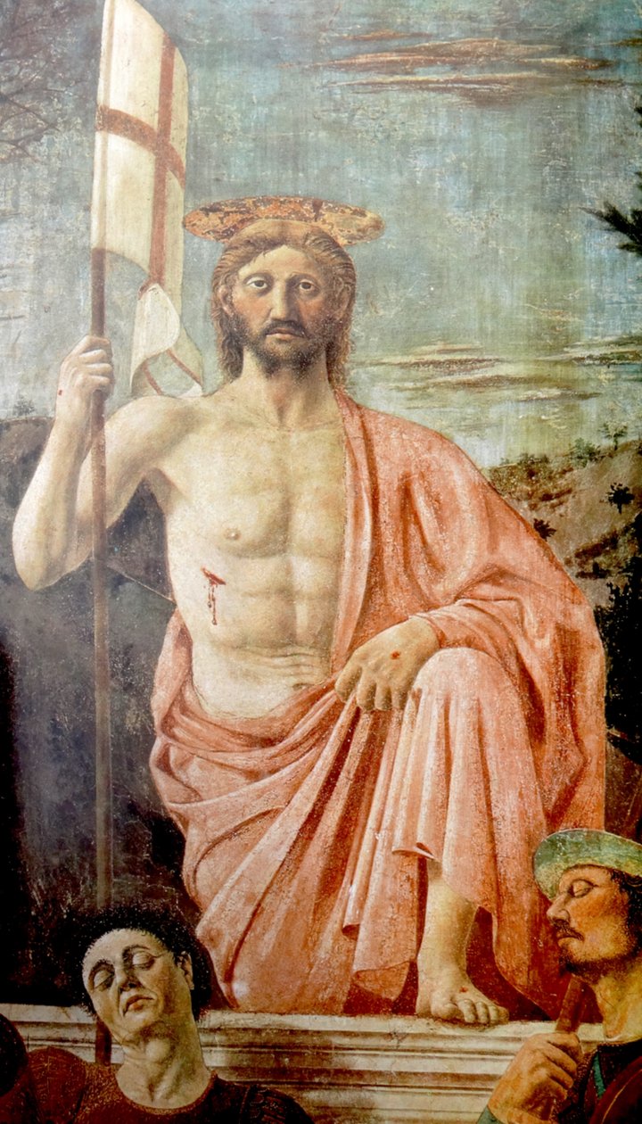 A feltámadás Piero della Francesca freskófestménye. alkotó: Piero della Francesca