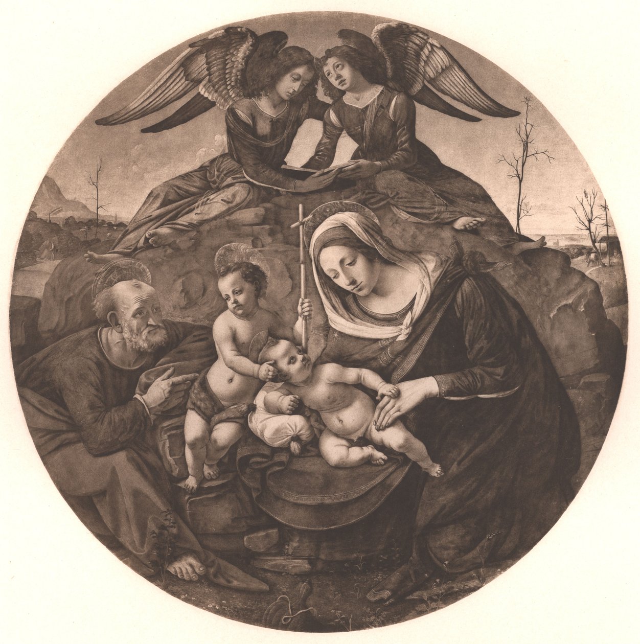 A Szent Család alkotó: Piero di Cosimo