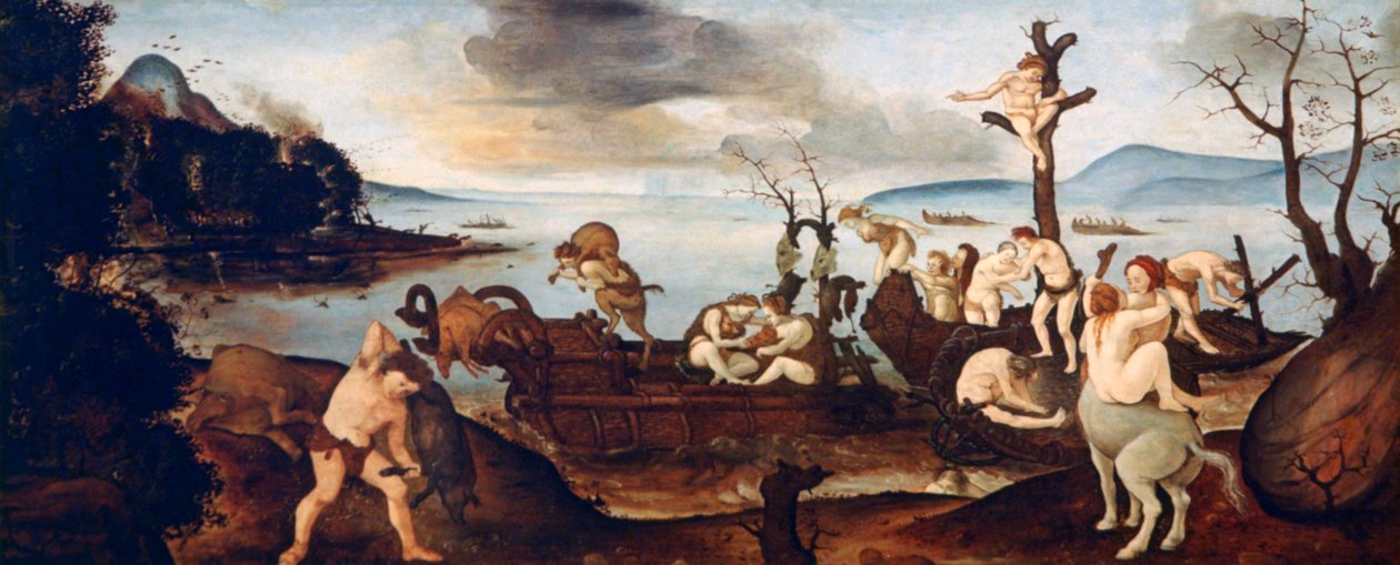 A vadászat visszatérése, 1505-1507. alkotó: Piero di Cosimo