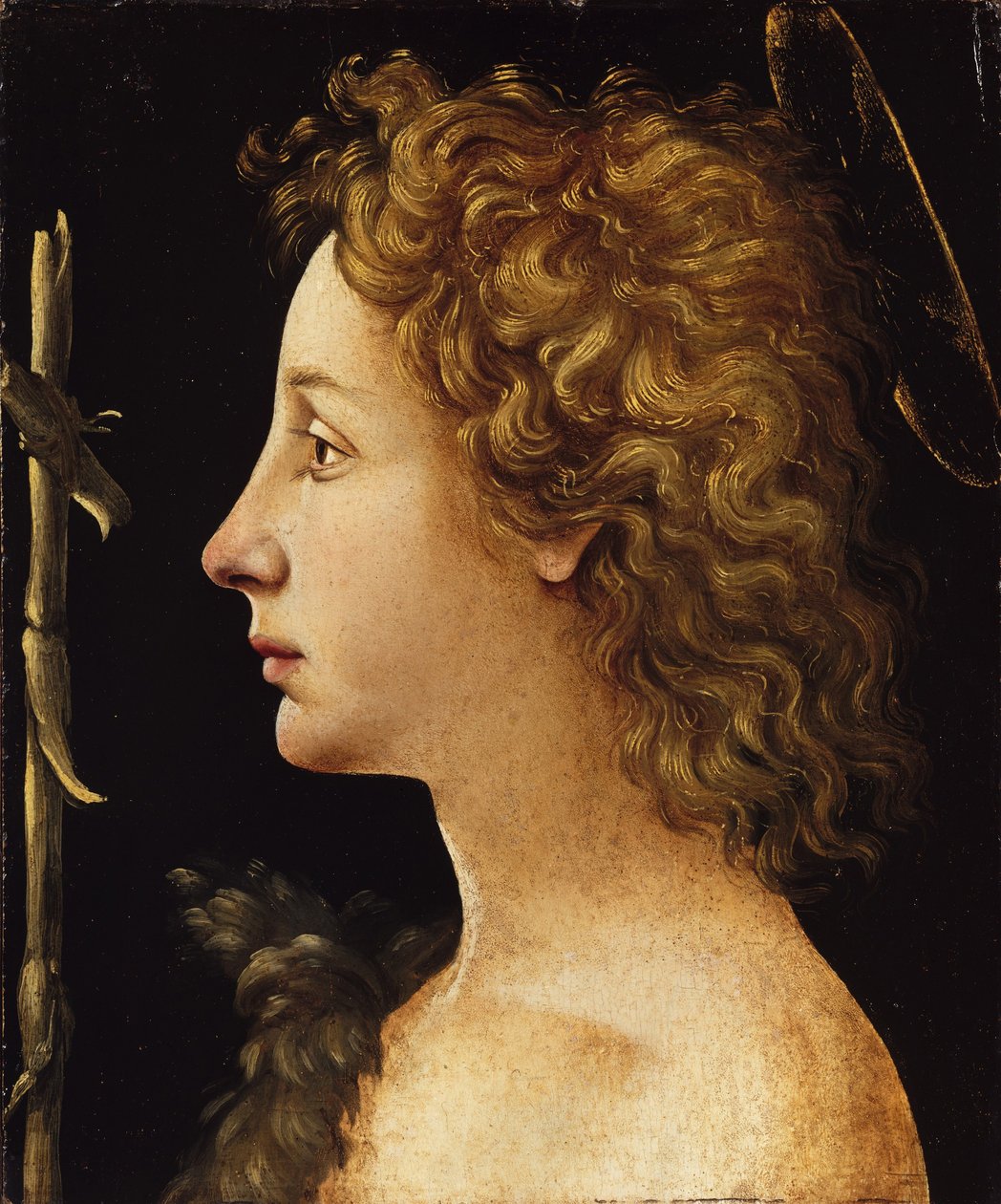 Az ifjú Keresztelő Szent János (tempera és olaj, fa) alkotó: Piero di Cosimo