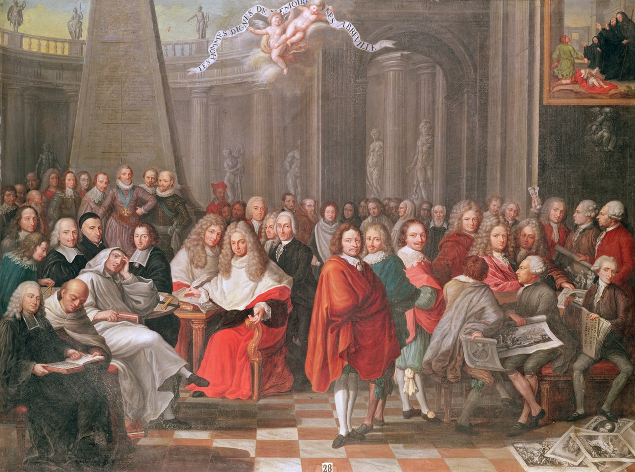 Abbeville-ben vagy környékén született kiváló urak csoportja alkotó: Pierre Adrien Choquet