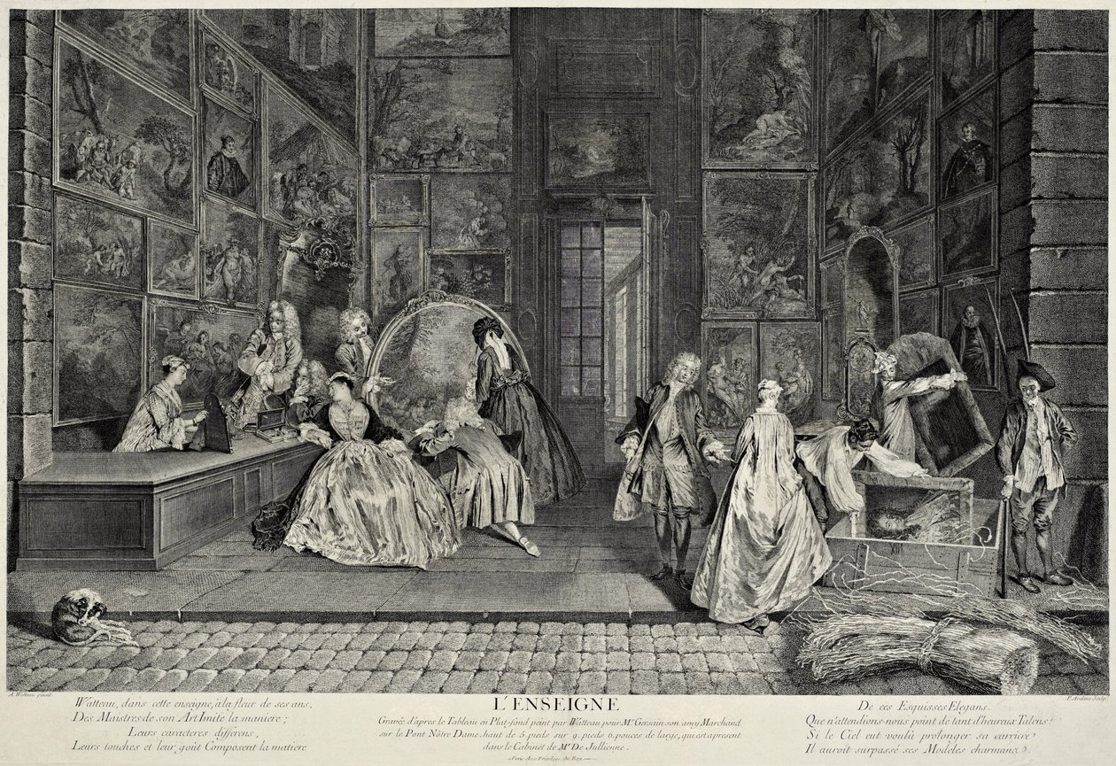 A jel (LEnseigne) alkotó: Pierre Alexandre Aveline
