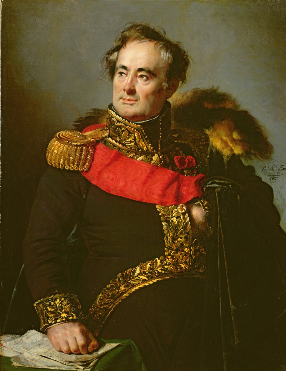 Decaen tábornok, 1827 alkotó: Pierre Antoine Augustin Vafflard