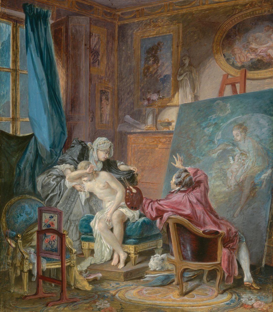 A becsületes modell alkotó: Pierre Antoine Baudouin