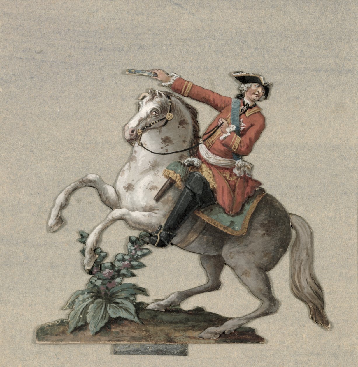 Charles-Just de Beauveau-Craon herceg (1720-93) lovas portréja alkotó: Pierre Antoine Lesueur