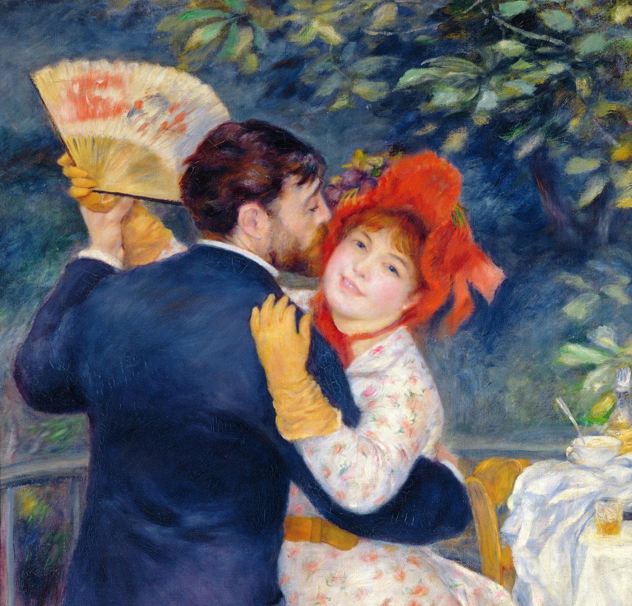 Egy tánc a vidéken, 1883 (37338 részlet) alkotó: Pierre Auguste Renoir
