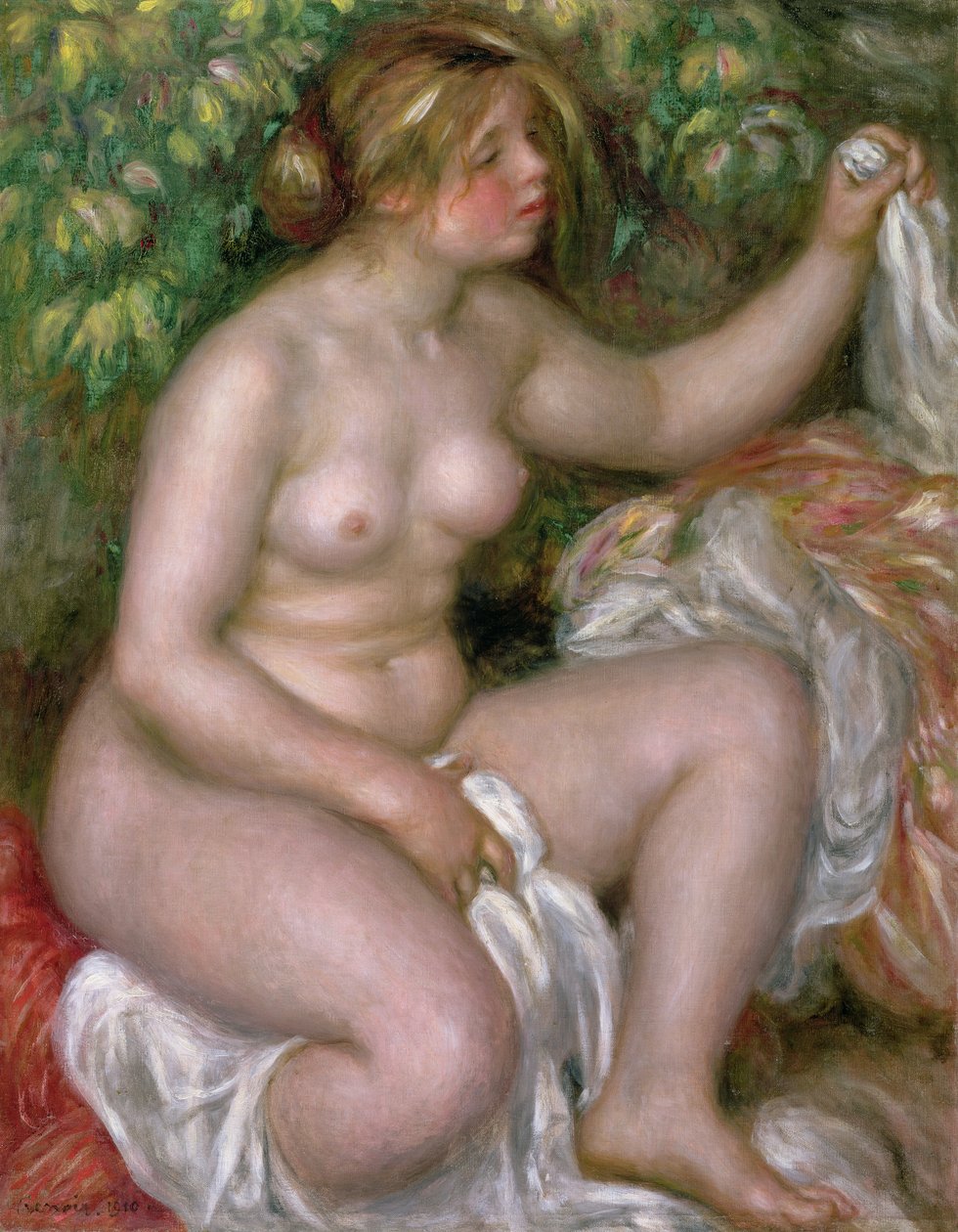 A fürdő után, 1910 alkotó: Pierre Auguste Renoir