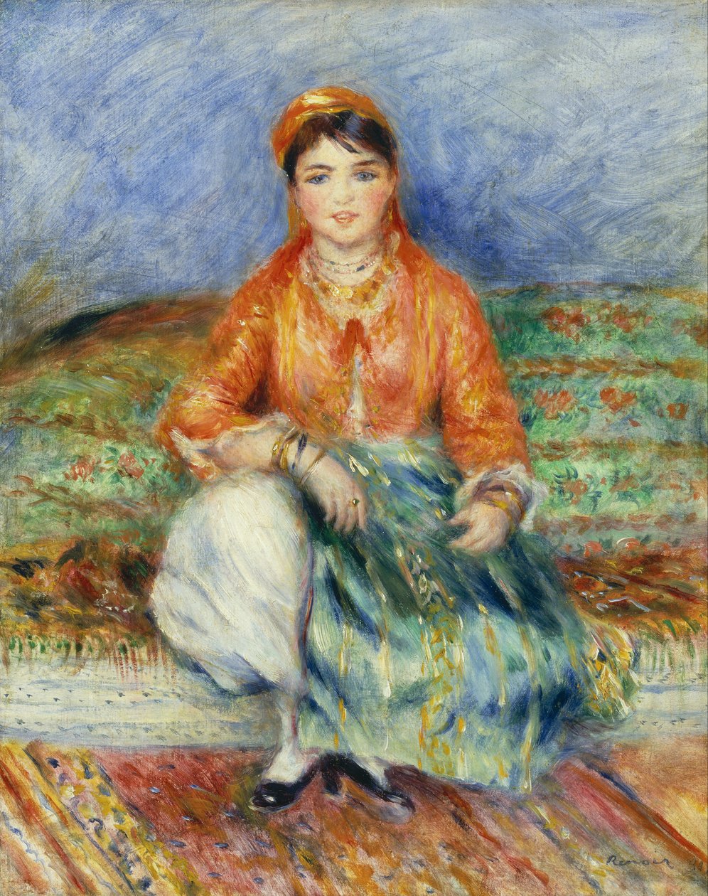 Algériai lány alkotó: Pierre Auguste Renoir