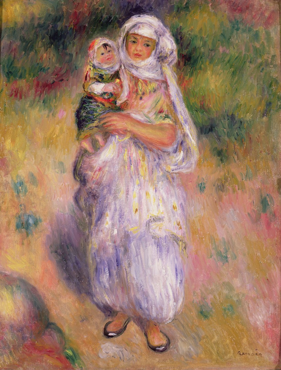 Algériai nő és gyermek, 1882 alkotó: Pierre Auguste Renoir