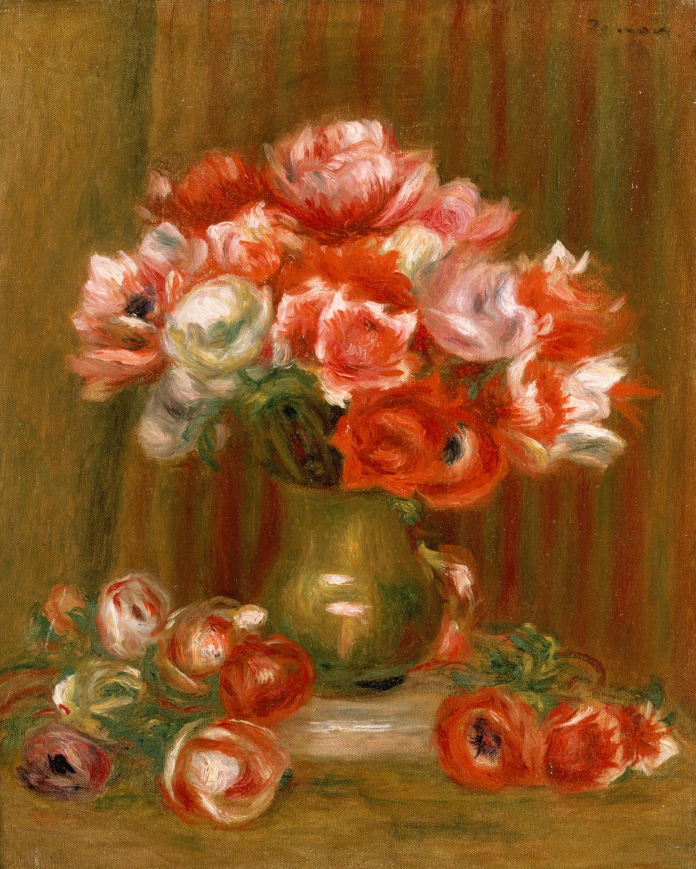 Kökörcsin, 1909 alkotó: Pierre Auguste Renoir