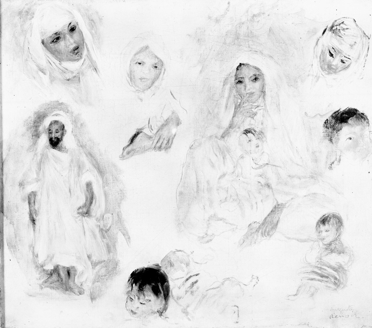 Arabok, 1881-82 alkotó: Pierre Auguste Renoir