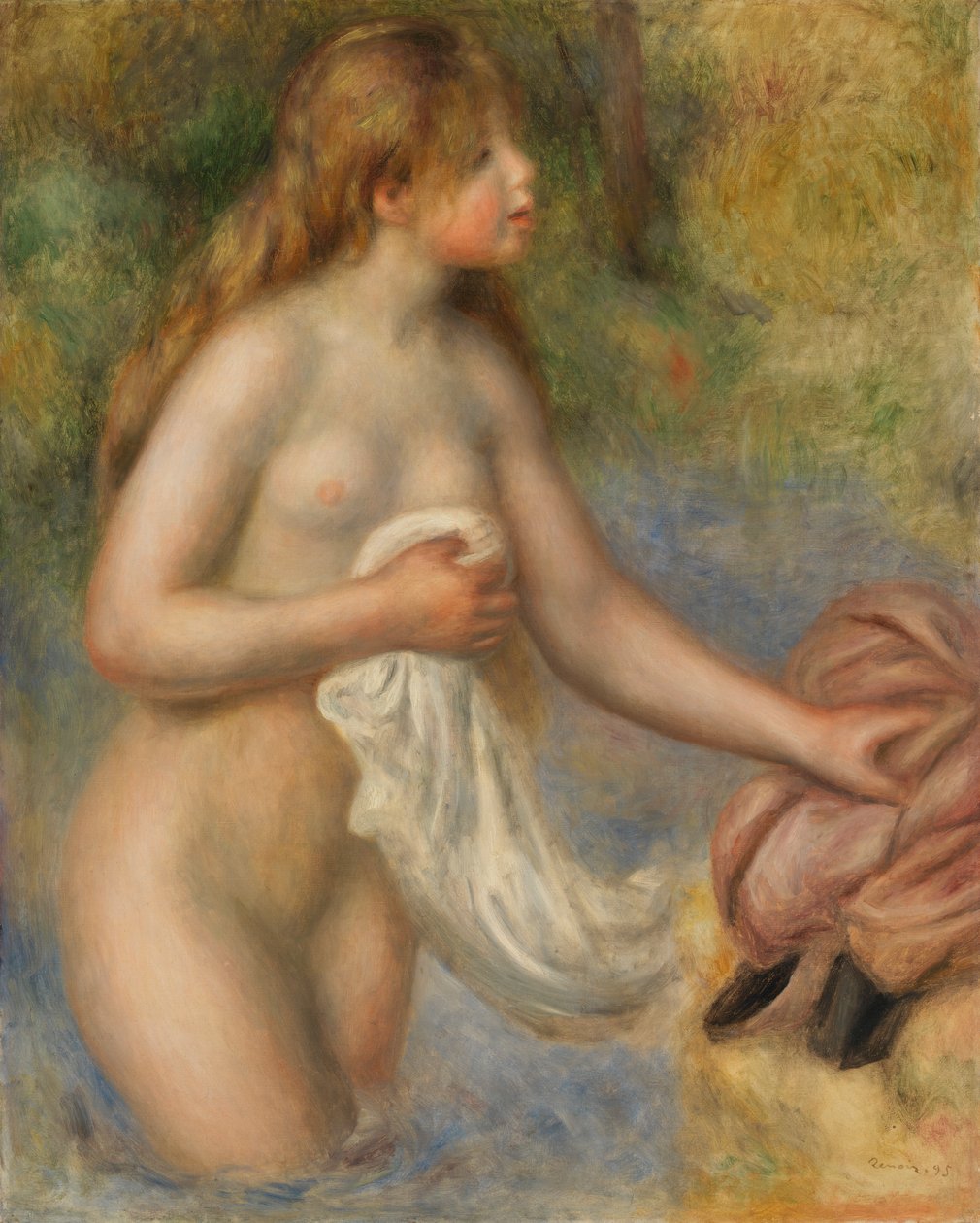 Fürdő (Baigneuse) alkotó: Pierre Auguste Renoir