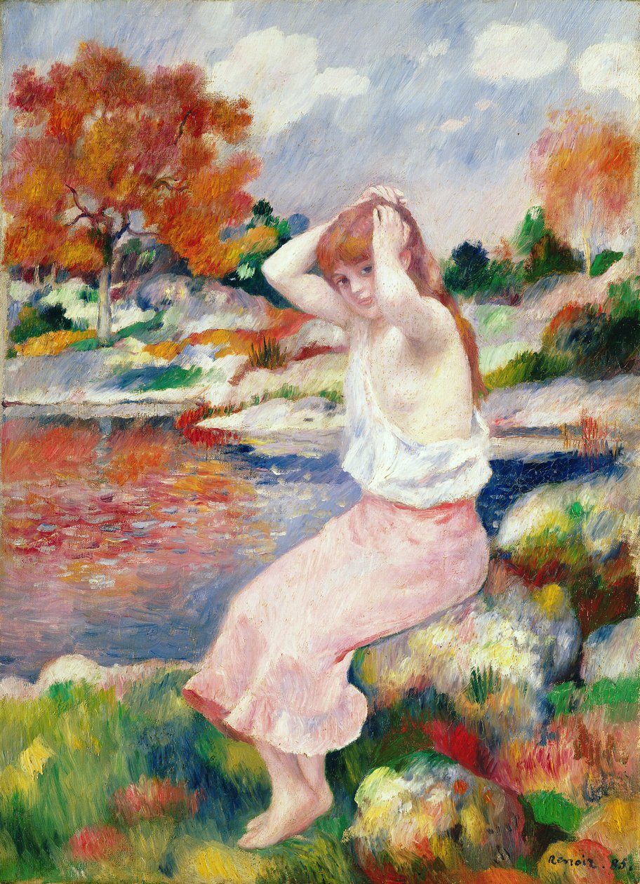 Fürdő, 1885 alkotó: Pierre Auguste Renoir