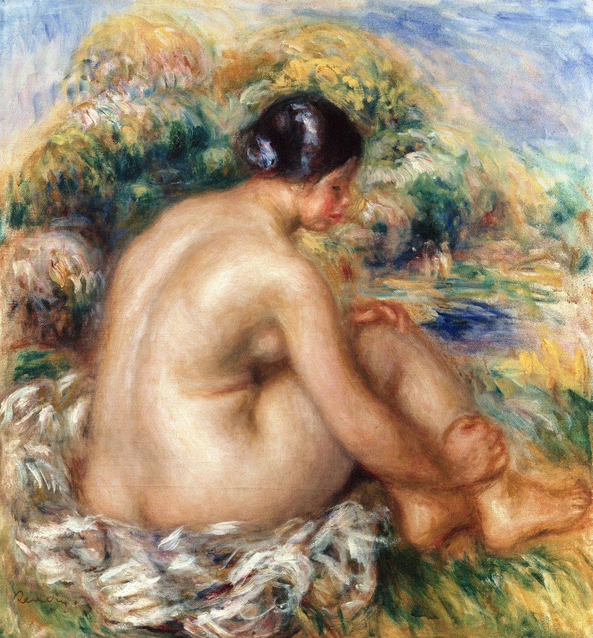 Fürdő, 1915 alkotó: Pierre Auguste Renoir