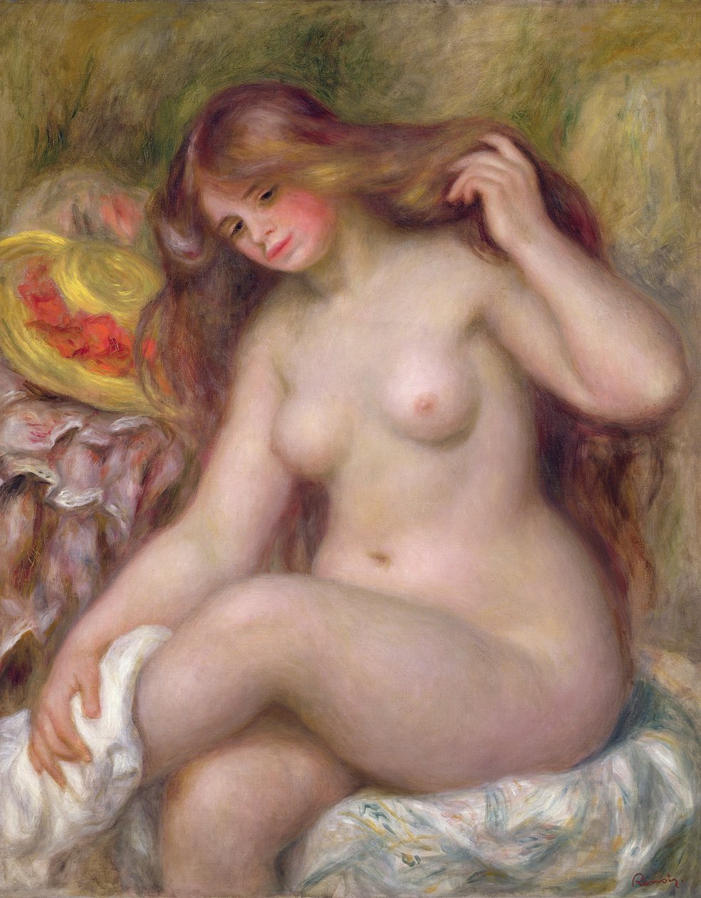 Fürdőző, 1903 körül alkotó: Pierre Auguste Renoir