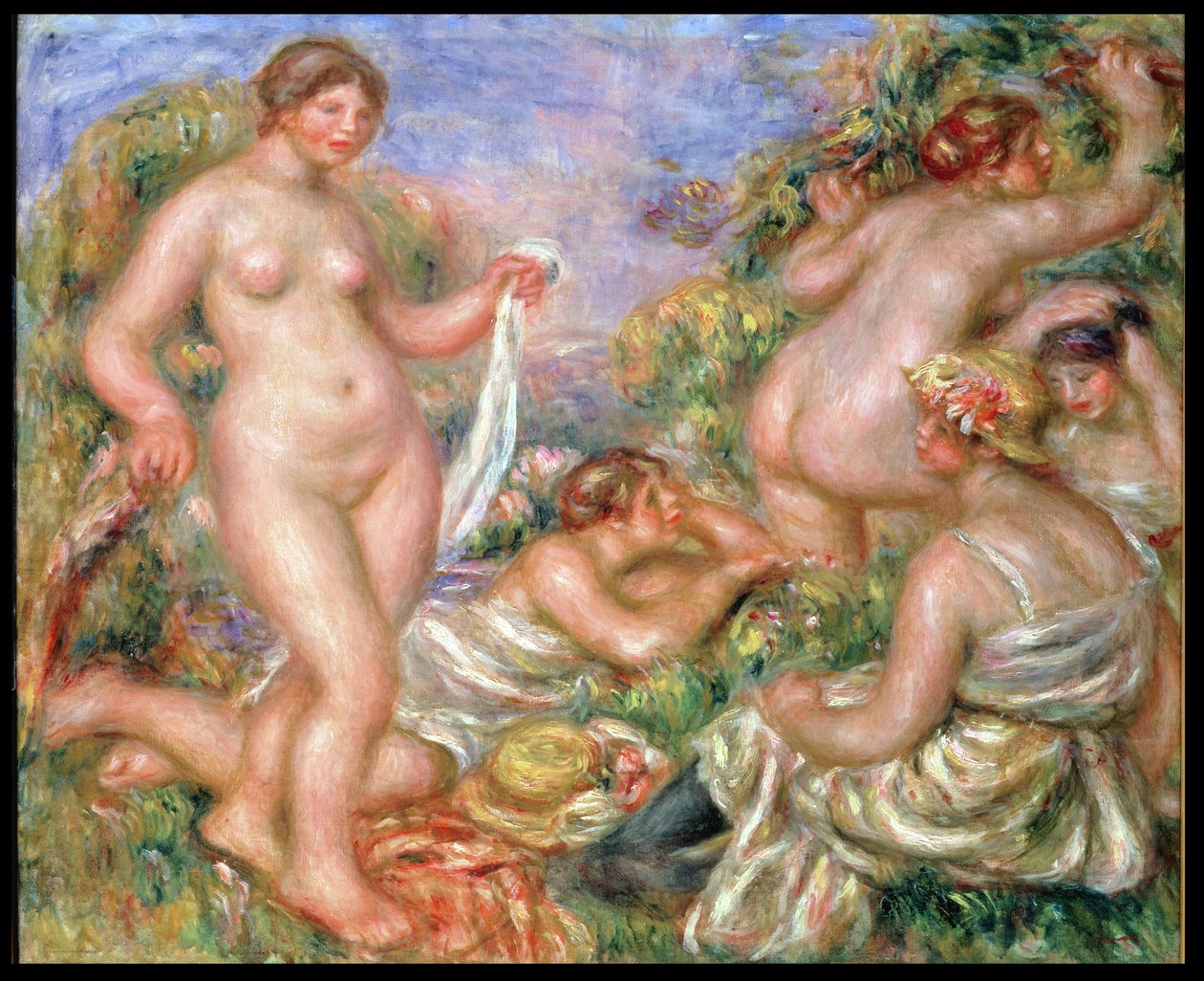 Fürdőzők, 1918 körül alkotó: Pierre Auguste Renoir