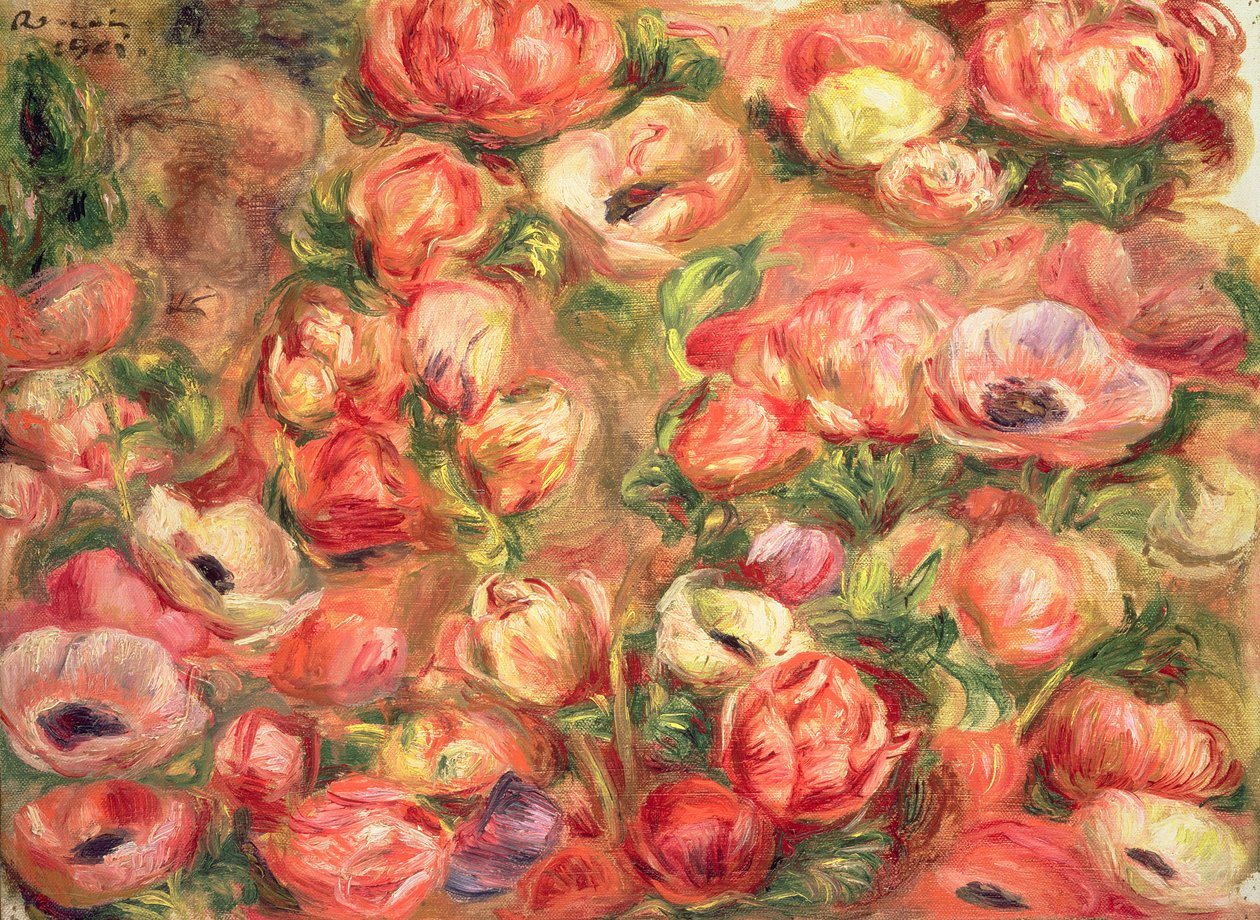 Anemóna ágy, 1901 alkotó: Pierre Auguste Renoir