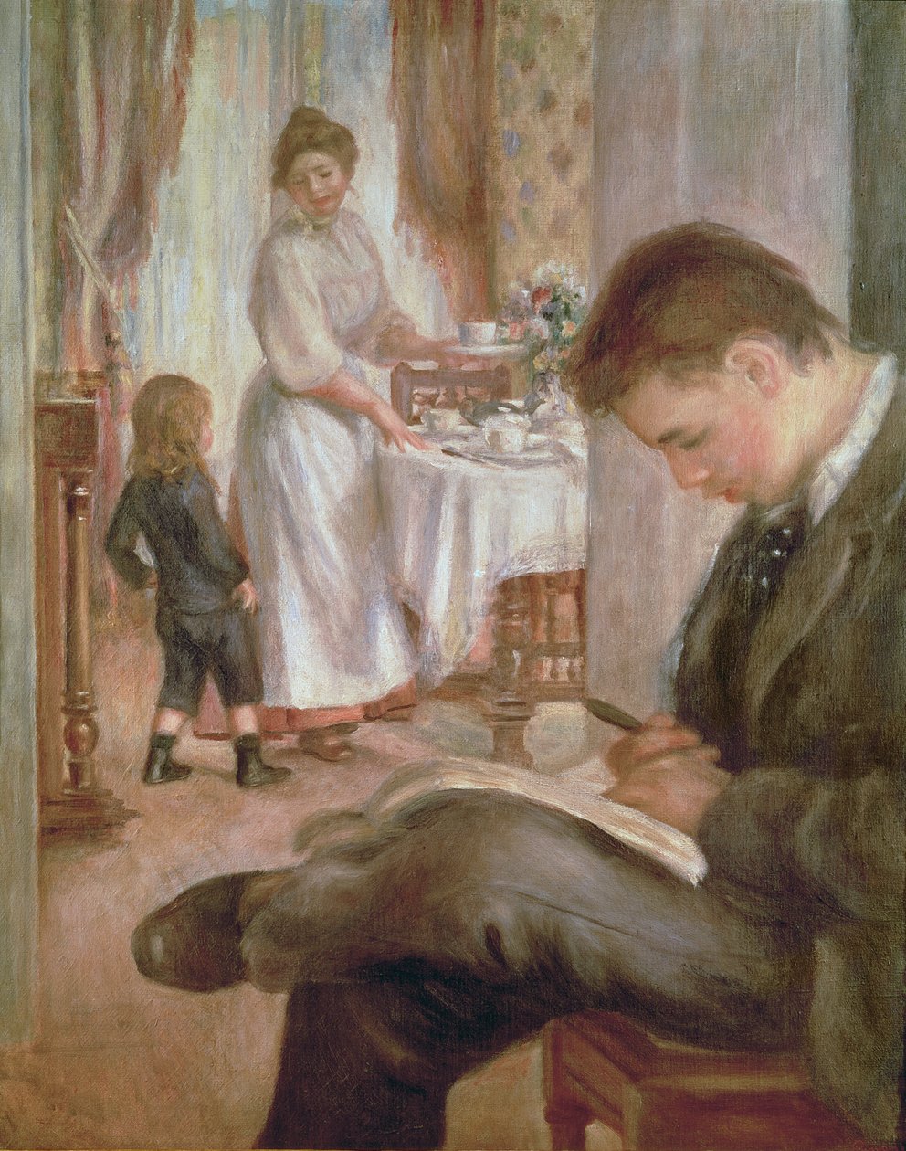 Reggeli Bernevalban, 1898 alkotó: Pierre Auguste Renoir