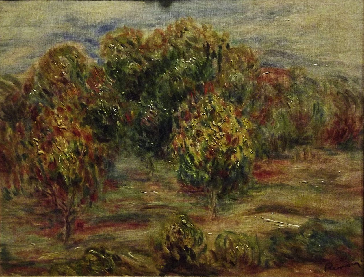 Cagnes táj alkotó: Pierre Auguste Renoir