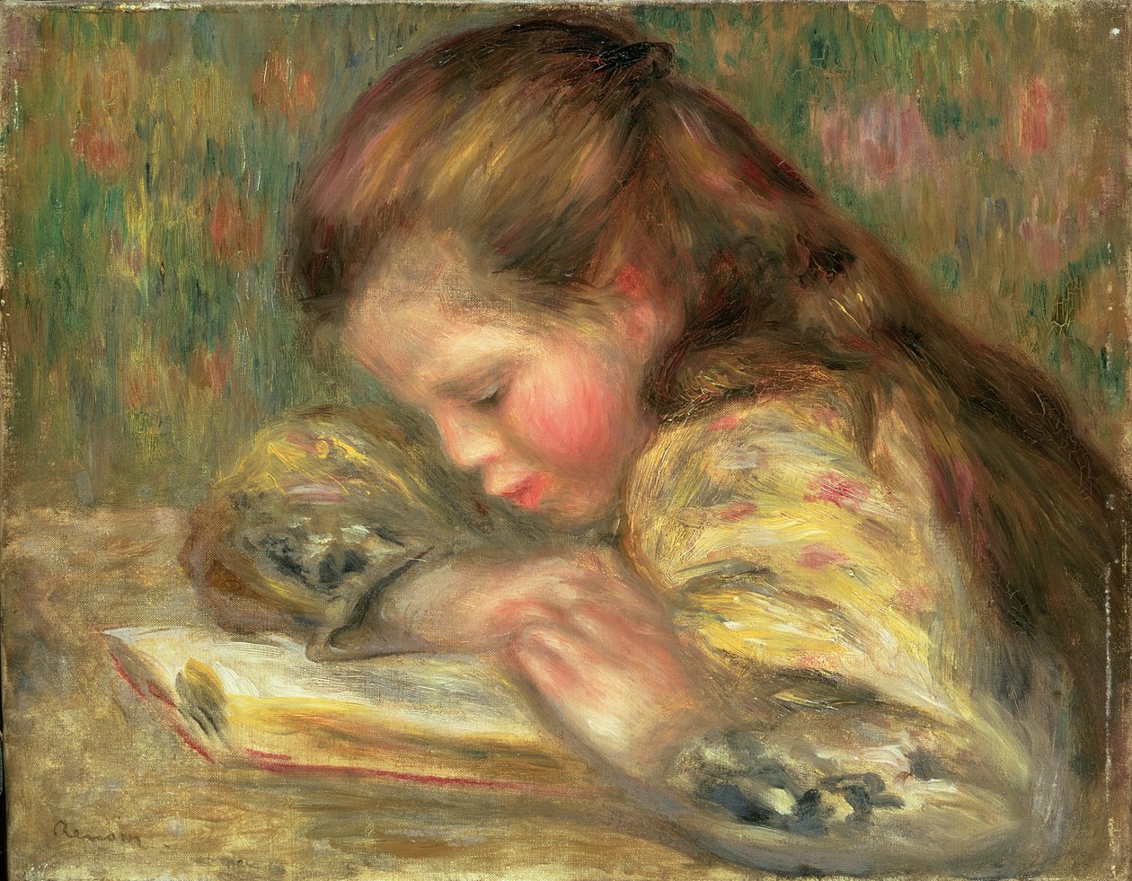 Gyermekolvasás, 1890 körül alkotó: Pierre Auguste Renoir