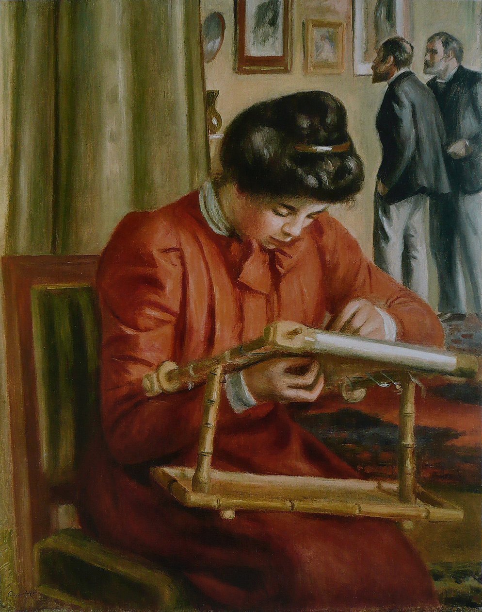Christine Lerolle brodant alkotó: Pierre Auguste Renoir