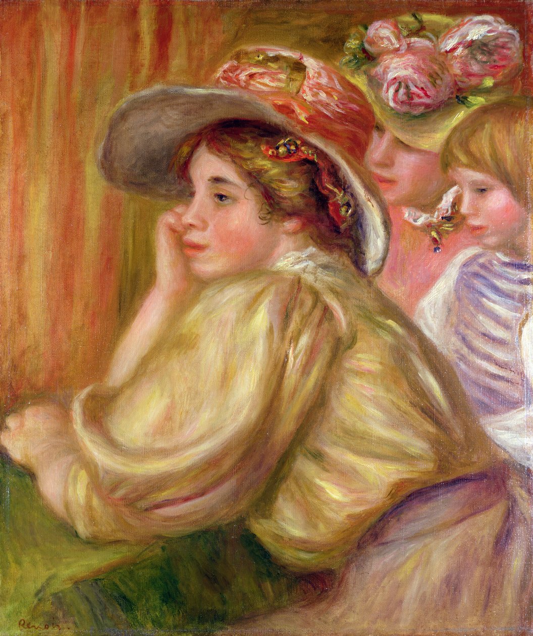 Coco és a két szolga, 1910 alkotó: Pierre Auguste Renoir