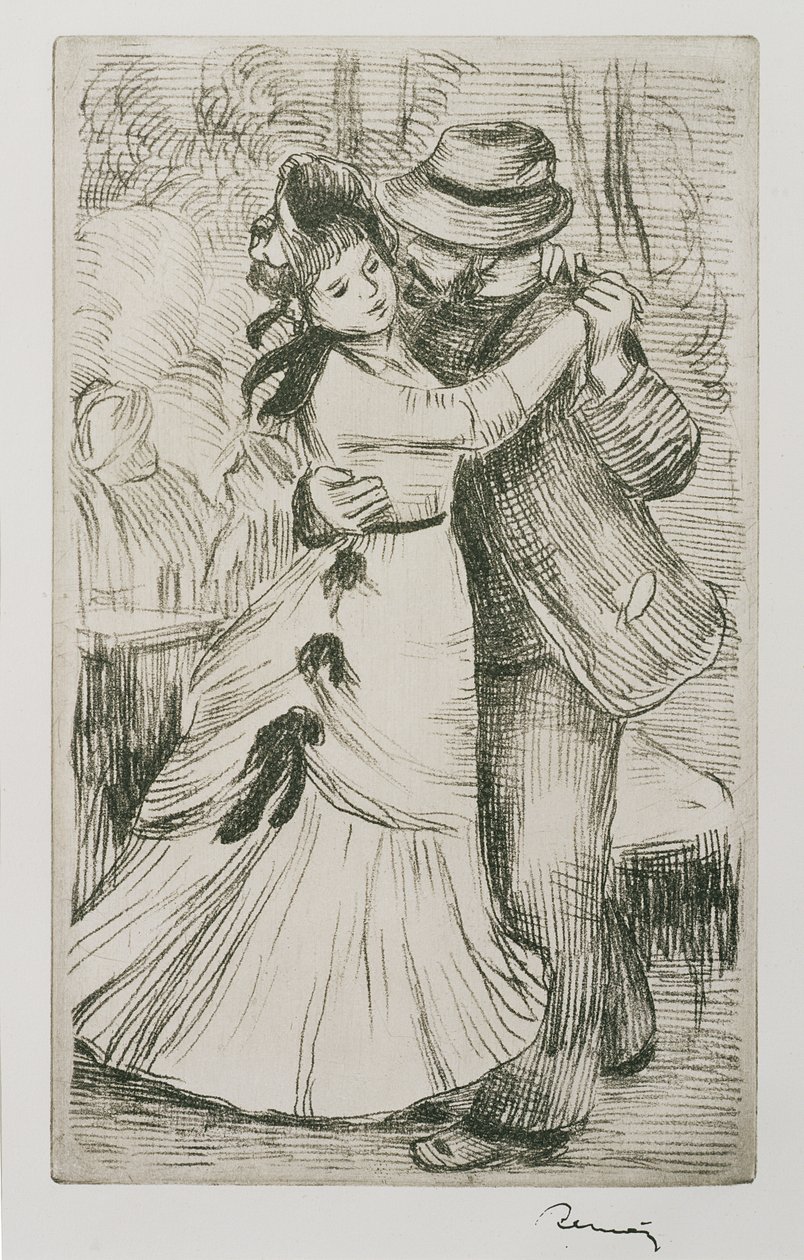 Táncoló pár, 1880 körül alkotó: Pierre Auguste Renoir