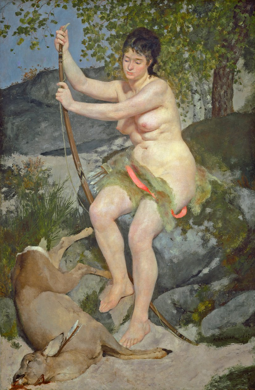 Diana, 1867 alkotó: Pierre Auguste Renoir