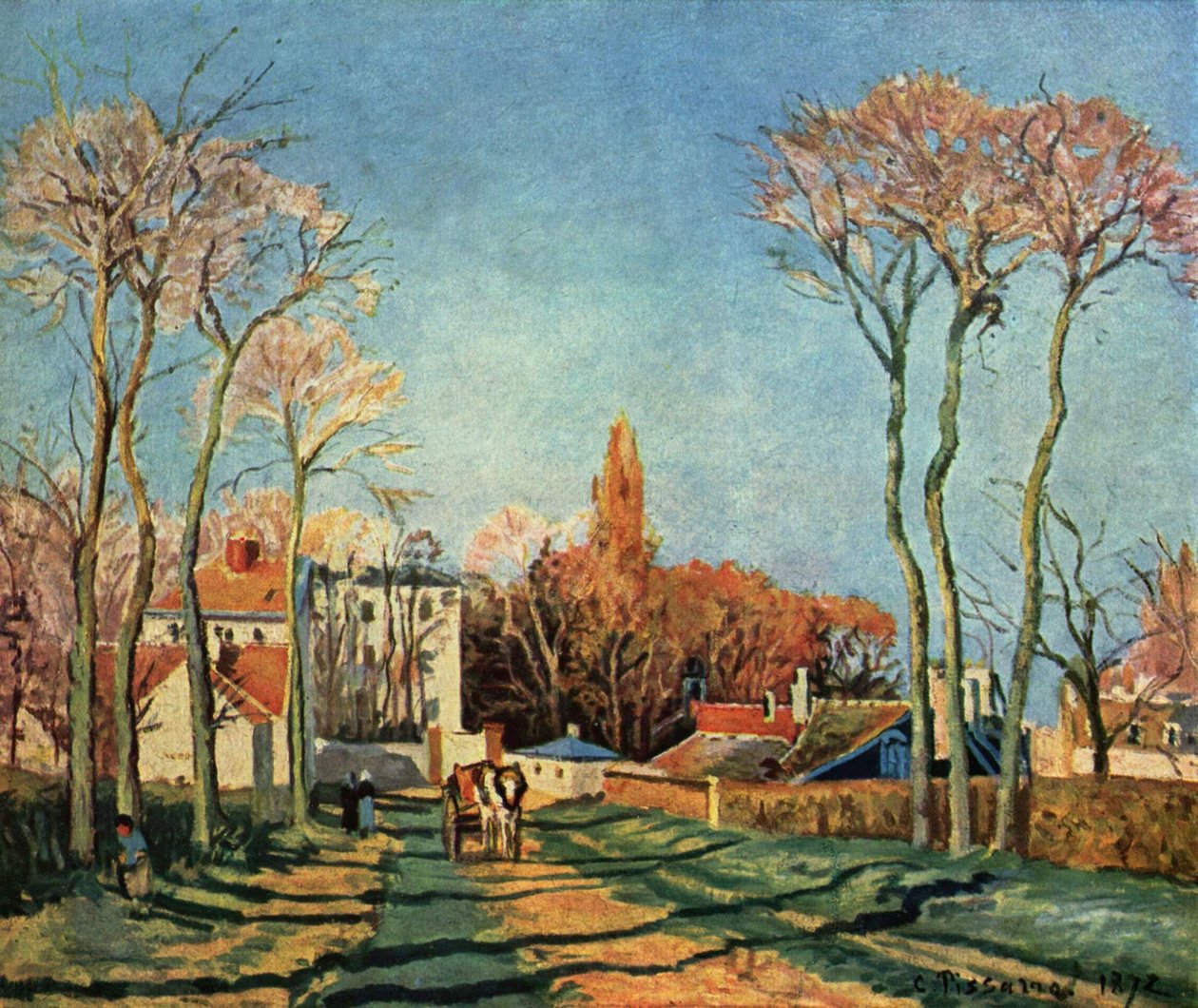 Bejárat Voisins faluba alkotó: Pierre Auguste Renoir