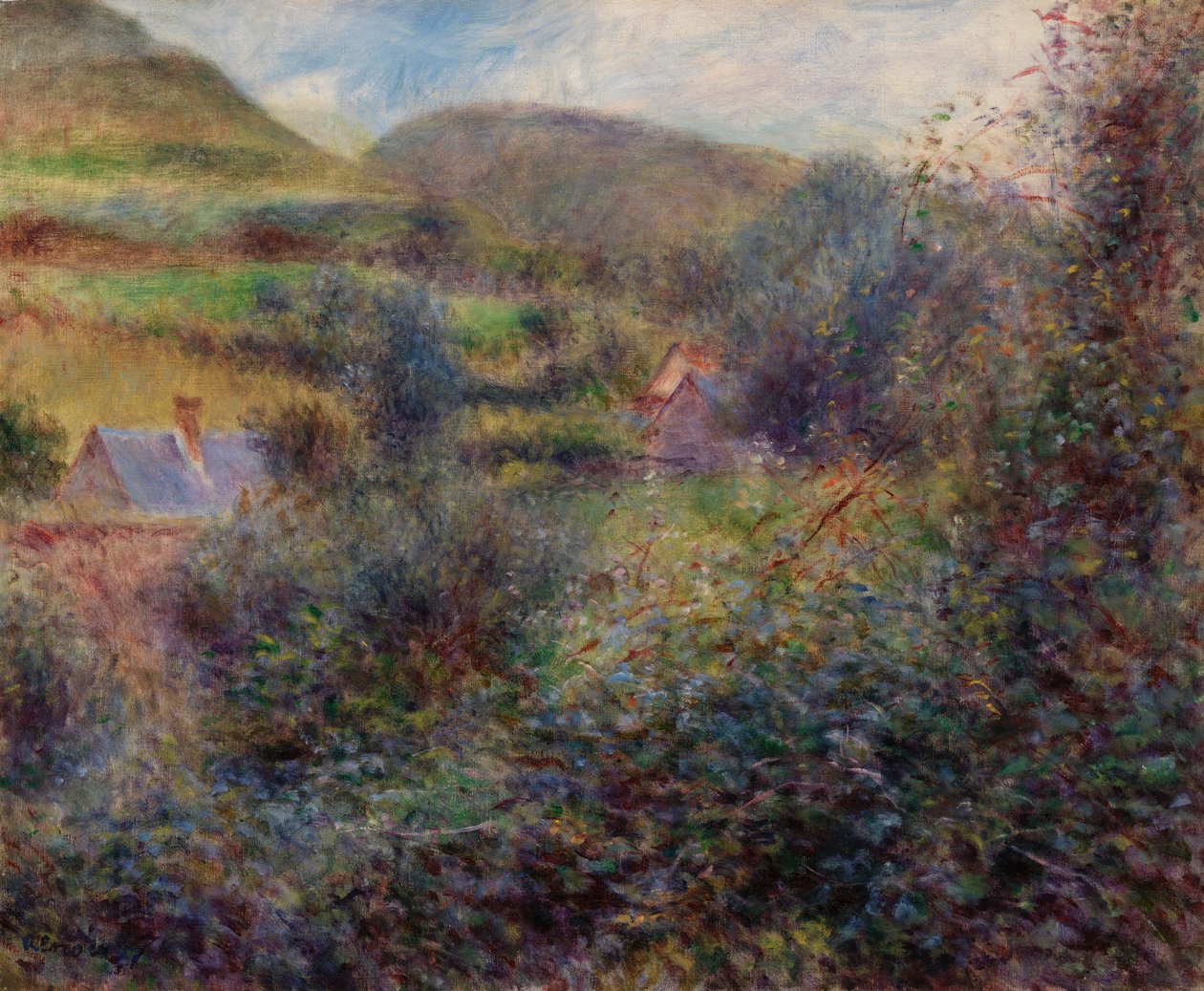 Berneval környéke alkotó: Pierre Auguste Renoir