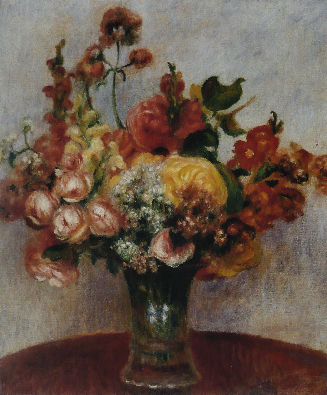 Virágok vázában (Musée de lOrangerie) alkotó: Pierre Auguste Renoir