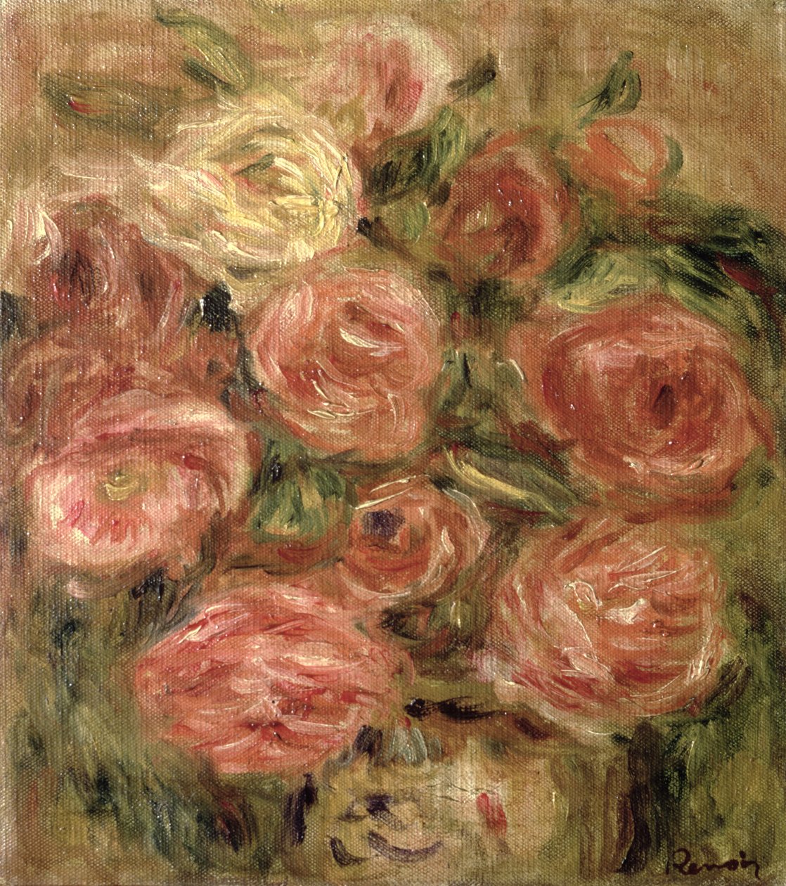 Virágok, 1913-19 alkotó: Pierre Auguste Renoir